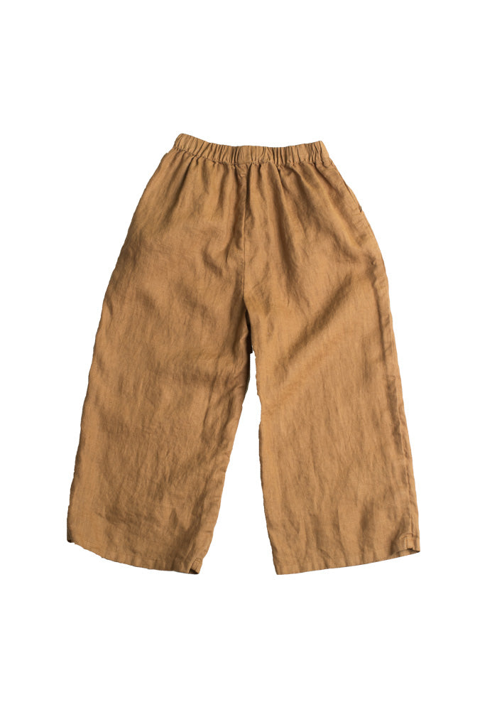 Khaki Boys Linen Long Pants