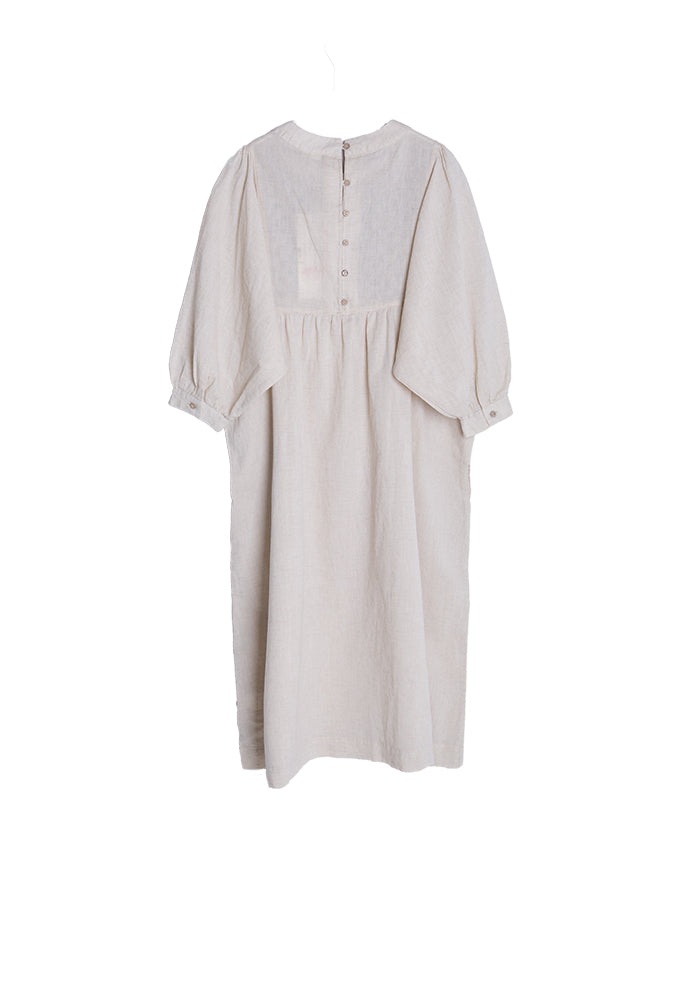 Womens Embroidered Linen dress  Colorlinen
